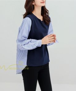 シャツ・ブラウス | Tシャツ レディース トップス 長袖 秋コーデ 切り替え パフスリーブ カットソー ブラウス ゆったり 可愛い カジュアル オフィス 20代30代40代 シンプル 春夏秋