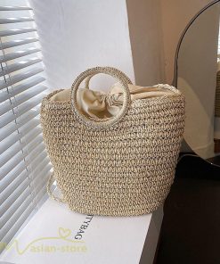 女性用バッグ | レディース バッグ かごバッグ ショルダーバッグ ストローバッグ 編み 小物 シンプル 軽量 大人 軽い 旅行 オシャレ 40代 可愛い 50代 30代