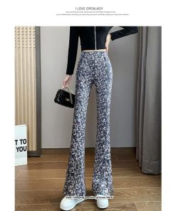 チノ・テーパード・ジョガー・スキニーパン | パンツ レディース フレアパンツ ロングパンツ ヒョウ柄 トレンド カジュアル ハイウエスト スキニーパンツ お出かけ おしゃれ トレンド かわいい 楽ちん