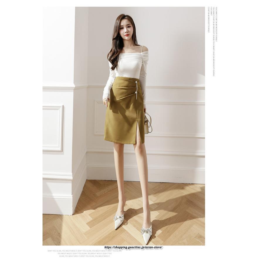 スカート | レディース ひざ丈 膝丈 オシャレ カジュアル Aライン スリット キレイめ 着痩せ 2022新作 通勤 通学 50代 秋冬コーデ 20代 30代 40代