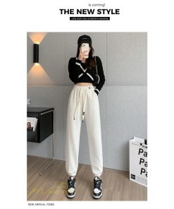 チノ・テーパード・ジョガー・スキニーパン | パンツ テーパードパンツ レディース 秋 冬 ロング丈 おしゃれ 着痩せ ウエストゴム 通勤 通学 スウェットパンツ ボトムス 韓国風 ロングパンツ 秋冬コーデ