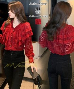 シャツ・ブラウス | ブラウス レディース きれいめ 40代 春秋新作 オシャレブラウス 無地シャツ 長袖トップス レースvネックブラウス 大人 通勤 50代 シャツ30代 ゆったり 着回し