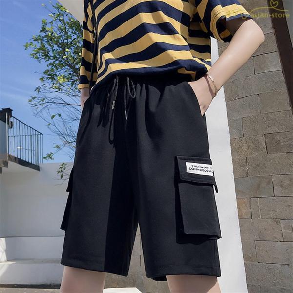 チノ・テーパード・ジョガー・スキニーパン | カーゴパンツ ショートパンツ 無地 五分丈パンツ 夏コーデ ポケット付き オシャレ ストレートパンツ 韓国風 かっこいい ゆったり 2020新制作 アメリカ風 薄手