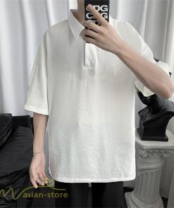 Tシャツ | ポロシャツ シャツ メンズ 無地 夏服 半袖 無地 カジュアル 40代 50代 シンプル 薄手 ポロ サマーシャツ 父 プレゼント ゆったり 体型カバー 30代 ギフト 20代
