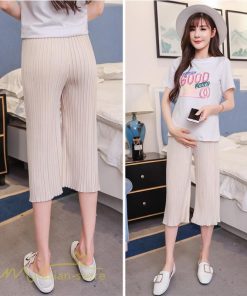 パンツ レギンス | マタニティパンツ 7分丈 レディース マタニティウェア 妊婦服 ウエスト調整 着痩せ 上品 カジュアル 大きいサイズ 産前 夏服 リブ お出かけ 薄手 きれいめ