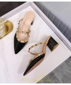 パンプス | サンダル レディース ストラップ ハイヒール 太めヒール 痛くない 6cmヒール 脱げない ブラック 黒 20.5-25cm ベージュ 小さいサイズ 美脚