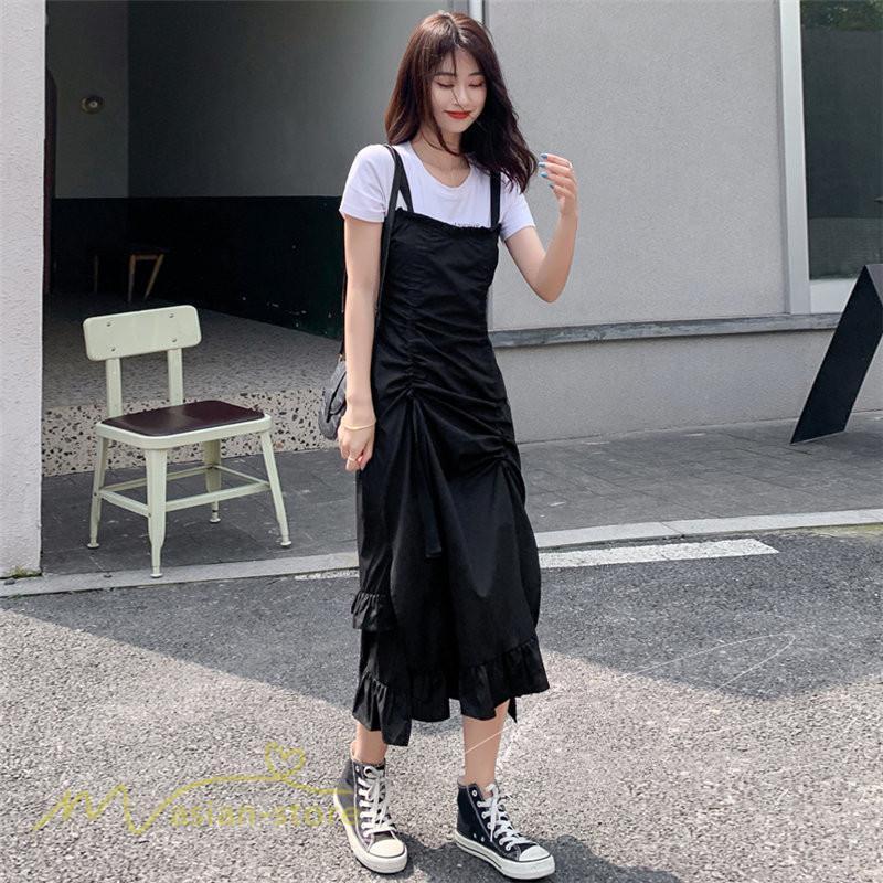 マキシ | サマーワンピース ワンピース レディース 着痩せ ノースリーブ ひざ下 カジュアル 韓国風 無地 気質 可愛い 通勤通学 ロングワンピース 20代30代40代 夏 大人