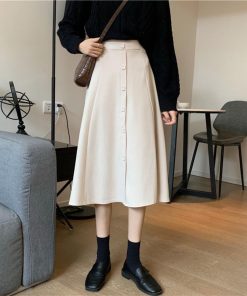 フレアスカート | ミモレ丈スカート ボトムス スカート 女性 スカート 春秋冬 レディース ファッション 後ろウエストゴム