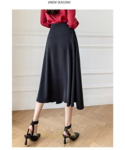 スカート | レディース ロング ミモレ フレアAライン ロング着痩せ 通勤 通学 オフィス OL オシャレ キレイめ カジュアル 20代30代40代50代