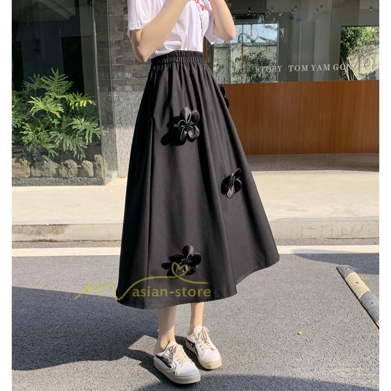 スカート | ボトムス レディース きれいめ 40代 30代 春秋 ロング丈 おしゃれ カジュアルブ無地 通勤 着痩せ 韓国風 OL 20代30代40代50代 ウエストゴム