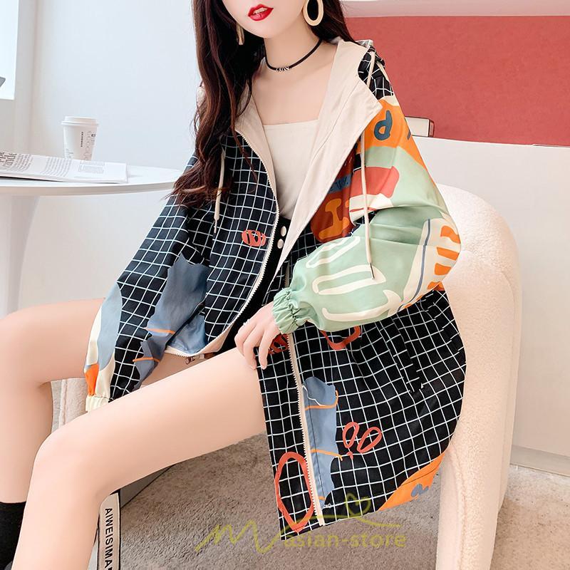 コート・ジャケット | ジャケット パーカー レディース カジュアル フード付き 両面使え コットン ルームウェア 部屋着 お出かけ 20代30代40代50代 通勤 スポーツ 通学 運動