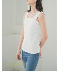 ｔシャツ・カットソー | タンクトップ レディース 夏 綿100% Tシャツ トップス ノースリーブ 無地 可愛い サマータンクトップ ルームウェア リブ 20代30代40代 スポーツ カットソー