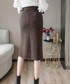 タイトスカート | 膝下丈 スリット 秋冬