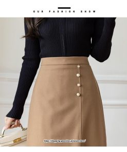 スカート | ロングプリーツカート Aライン 秋冬 レディース ボトムス 通勤 着痩せ キレイめ 20代30代40代50代 カジュアル 上品 ラシャ 大人気