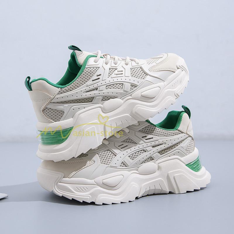スニーカー | レディース 白 ダッドレディース 厚底 身長アップ ランニングシューズ 通気 厚底シューズ 厚底ダッドスニーカー 軽量 美脚 歩きやすい