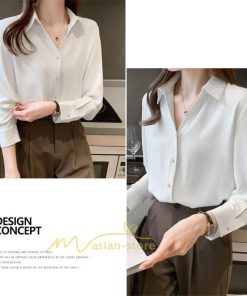 シャツ・ブラウス | ブラウス レディース 長袖 フォーマル 白 オフィス 無地 シャツ ビジネス おしゃれ 入学式 卒業式 20代30代40代50代 カジュアル 面接 通勤通学 人気 きれいめ