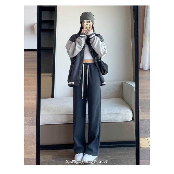 ワイドパンツ | スウェットパンツ レディース パンツ 裏起毛 ズボン ロングパンツ 秋 冬 カジュアル 無地 ウエストゴム 楽ちん ルームウェア シンプル 綿 コットン 動きやすい
