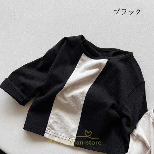 衣装 服 | 子供服 子ども服 長袖Tシャツ キッズ ベビー 女の子 ロンT トップス 長袖 男の子 男女兼用 可愛い シンプル オシャレ 柔らかい コットン 高品質 着替え