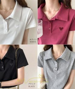 シャツ・ブラウス | ブラウス 半袖 Tシャツ レディース 夏物 トップス おしゃれ 無地 可愛い ゆったり 20代 30代 大人 40代 日常 OL 着痩せ オフィス 50代 お出かけ