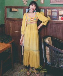 マキシ | 長袖ワンピース レディース 夏秋 コットン 10代 20代 30代 40代 50代 マキシワンピース ロングワンピース おしゃれ 着痩せ 大人可愛い 綺麗 かわいい