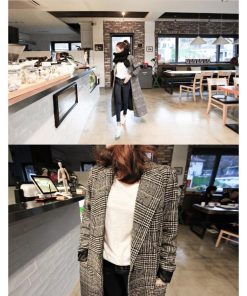 セール | グレンチェック ロング 千鳥柄ロングコート 大きいサイズ チェック柄 チェスターコート ロングコート レディース オーバーサイズ 秋冬物 コート アウター 冬