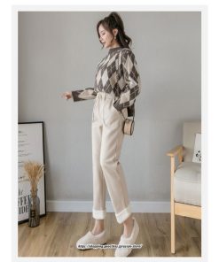 チノ・テーパード・ジョガー・スキニーパン | パンツ レディースパンツ レディース 9分丈 カジュアル 裏起毛 シンプル ゆったり リラックス トレンド かわいい おしゃれ お出かけ デイリー  楽ちん デート