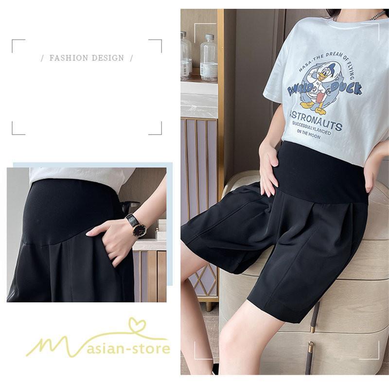 パンツ レギンス | マタニティ ショートパンツ 夏 サマーパンツ ハーフパンツ 通学 カジュアル パンツ マタニティパンツ おしゃれ ゆったり 妊婦服 上品 産後 ワイドパンツ 産前