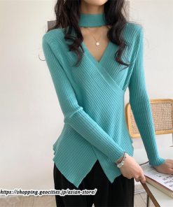 ニット・セーター | カットソー ニット レディース リブニット 長袖 秋冬 春 トップス スリム ストレッチ インナー 無地 長袖ニット 長袖カットソー プルオーバー 通学通勤 着痩せ