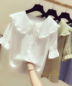 シャツ・ブラウス | ブラウス シャツ レディース スクエアネック 半袖 可愛い ブラウス 着痩せ 半袖トップス ベルスリーブ きれいめ 通勤 デイリーコーデ 韓国ファッション