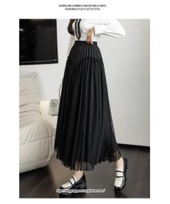 スカート | ロングティアードAラインレディース フレアハイウエスト 秋冬 無地 20代30代40代50代 オシャレ ゆったり