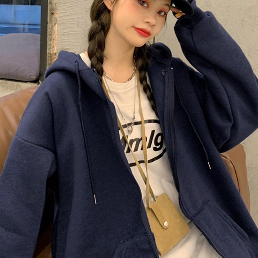 パーカ | 裏起毛 スウェットパーカー レディース