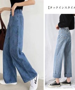 デニム | デニムワイドパンツハイウエストレディース