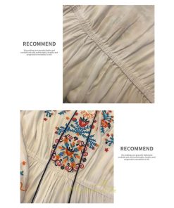 マキシ | ワンピース ロングワンピース エスニックワンピース コットン 花柄 刺繍 リゾートワンピース ワンピ 長袖 大人 夏 きれいめ フェミニン 秋 おしゃれ ゆったり