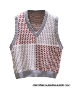 ベスト | ニットレディース トップス Vネック タンクトップ ノースリーブ 袖なし インナー ニット 女ニット 20代30代 重ね着風 レイヤード風 セーター