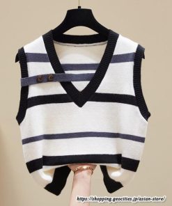 ベスト | ニットレディース トップス Vネック タンクトップ ノースリーブ 袖なし インナー ニット レイヤード風 20代30代 重ね着風 セーター 女ニット