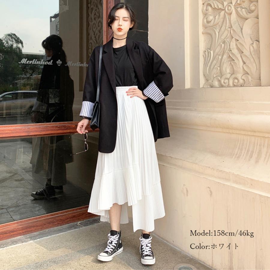 ロングスカート | プリーツ 切り替え 夏