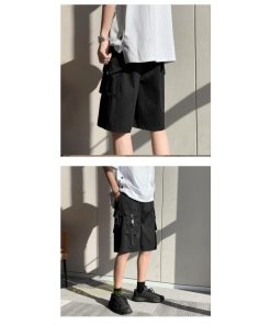 ショート、ハーフパンツ | パンツ ハーフパンツ メンズ 男性着 おしゃれ ボトムス ポケット カジュアルパンツ ショートパンツ ブラック 大きいサイズ 夏コーデ カッコイイ 2021 XXL 新作