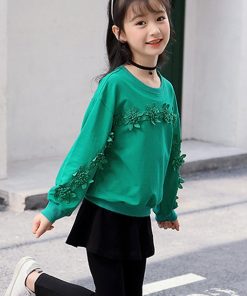 (子供)その他 | 花柄 スカート付き おしゃれ 長ズボン 女の子 カジュアル 秋冬 新品 レギンス キッズ 可愛い 長袖 セットアップ Tシャツ