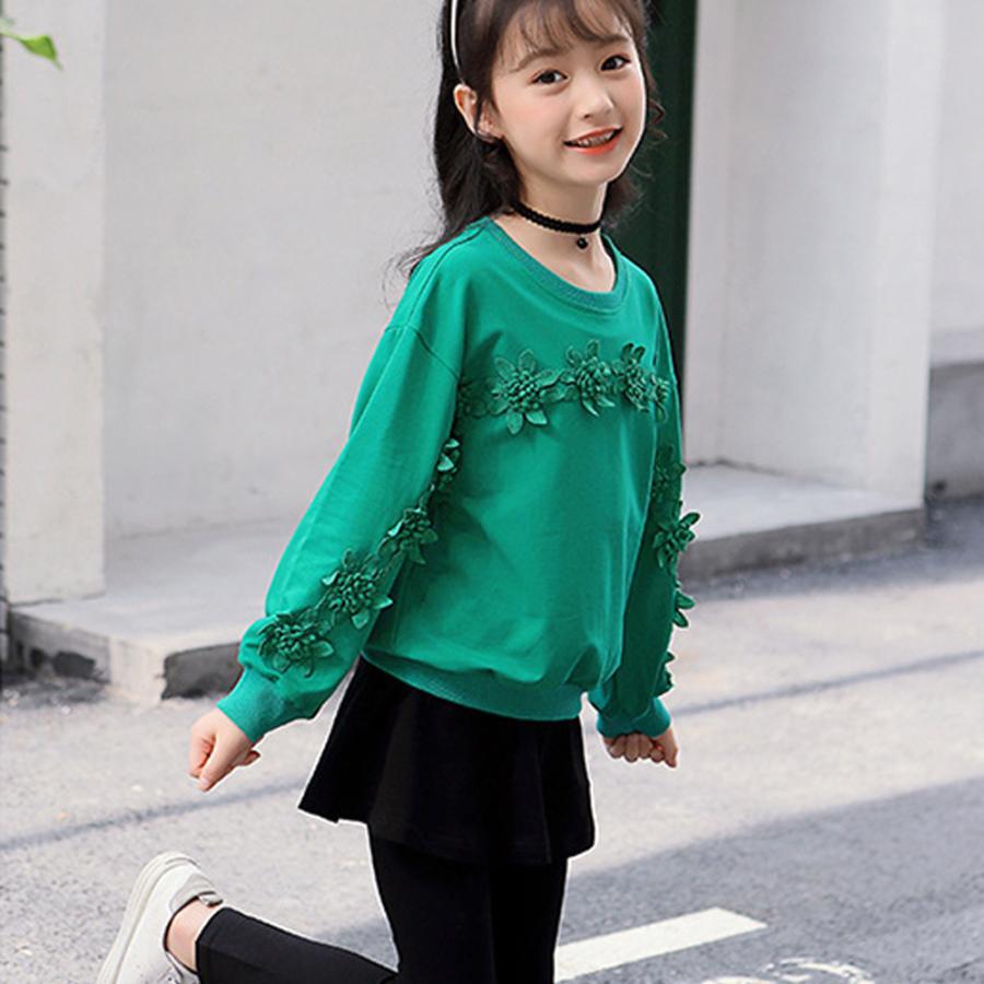 (子供)その他 | 花柄 スカート付き おしゃれ 長ズボン 女の子 カジュアル 秋冬 新品 レギンス キッズ 可愛い 長袖 セットアップ Tシャツ