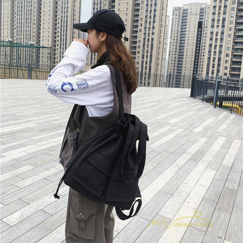 女性用バッグ | トートバッグ 帆布 キャンバスバッグ レディース 手提げ 大容量 かばん エコバッグ 巾着タイプ 肩掛けバッグ 大きめ おしゃれ 通学 通勤バッグ 軽い カジュアル