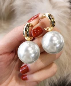 その他アクセサリー | 大粒パールピアス レディース 上品耳飾り