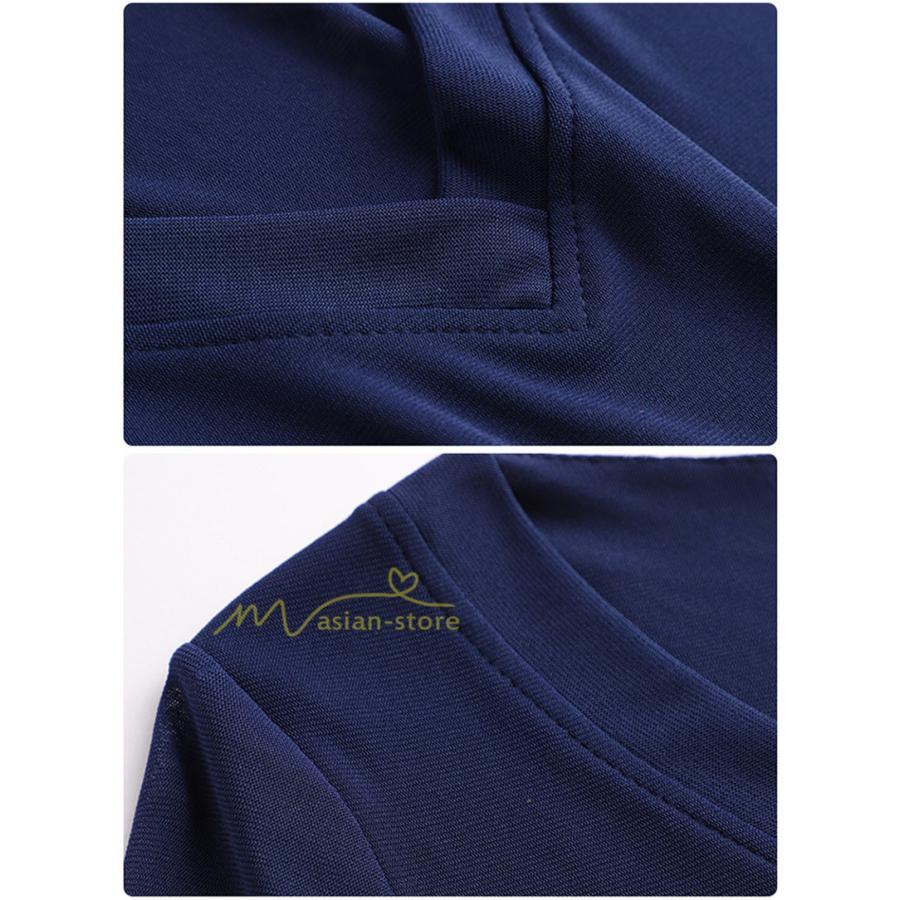 tシャツ・カットソー | Tシャツ レディース カジュアル Vネック おしゃれ 女性用 シンプル 無地 20代30代40代50代 カシュクール インナー フェミニン 上品 お出かけ 着痩せ カジュアル