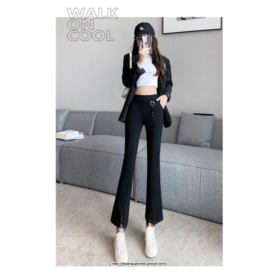 チノ・テーパード・ジョガー・スキニーパン | パンツ レディース フレアパンツ 9分丈 カジュアル フレアパンツ ハイウエスト スキニーパンツ トレンド かわいい お出かけ おしゃれ 送料無料 デイリー デート
