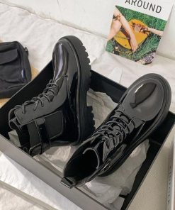 ショートブーツ | 厚底 サイドコアブーツ