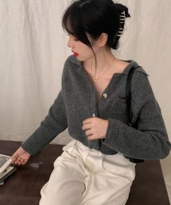 カーディガン | ショート丈ニット トップス