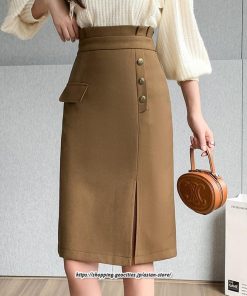 スカート | 膝丈 ひざ丈 秋冬新作 ミモレ丈 カジュアル Aライン スリット 優雅 上品 キレイめ 着痩せ 2022新作 通勤 40代 20代 通学 30代 大人フェミニン 50代