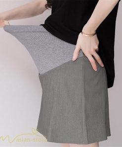 スカート | マタニティサマー 夏 おしゃれ 上品 無地 大きいサイズ レディース 着痩せ マタニティウェア マタニティ 妊婦服 産前 裏地付き ウエスト調整