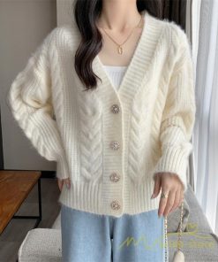 カーディガン | 2022秋冬ニットアウター レディース ニットニット セーター 長袖 羽織り フロントボタン 可愛い トップス 通学通勤 20代40代