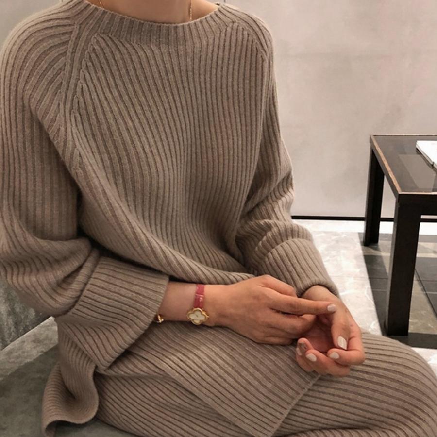 セットアップ | 韓国ニットレディース 秋冬
