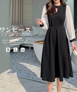 ワンピース | レディース 切り替えワンピ長袖